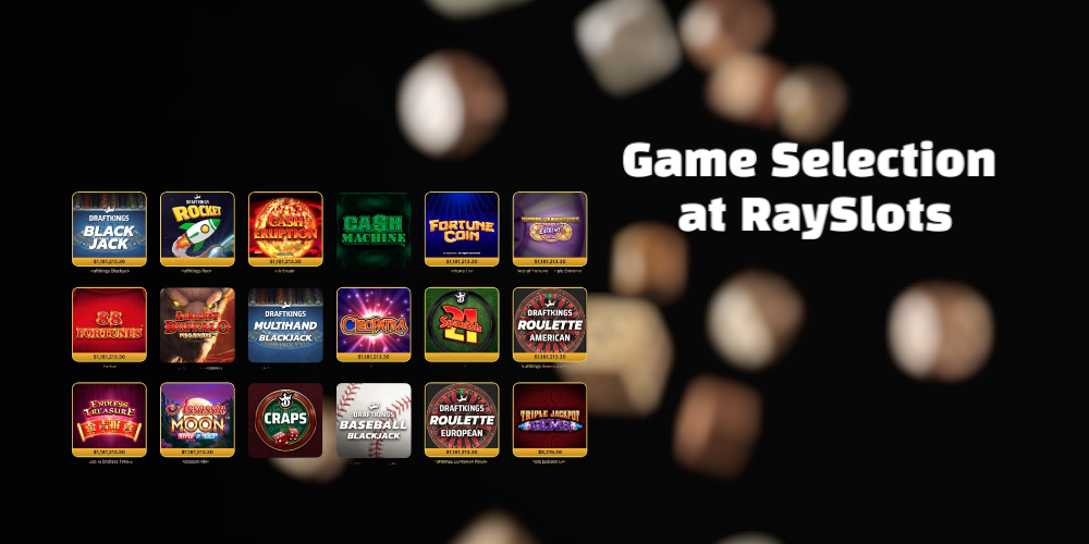 Game Selection at RaySlots Casino